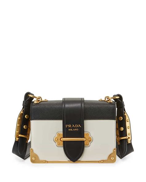 black and white prada purse|prada black purse price.